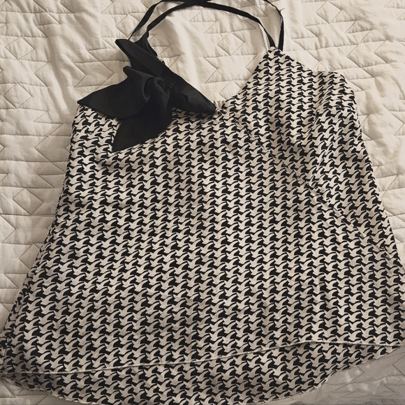 Jessica Simpson halter top. Asymmetrical. Lined - Picture 1 of 3